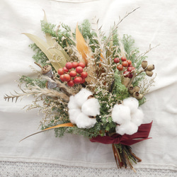 冬を彩るクリスマススワッグ ドライフラワー 冬 プレゼント ドライ