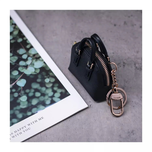 Mini Bag】BJDシェル型ミニバッグ 本革製 小銭入れ イヤホン