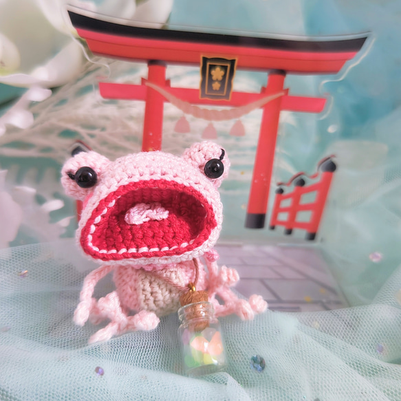 受注生産※❰大きなお口でわるぅーい運気を食べてイイ運気にカエルん  