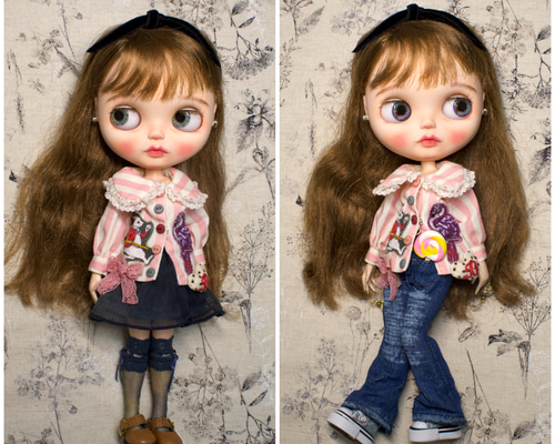 〈ブライスアウトフィット〉可愛い冬のお洋服セット ブライスアウトフィット 可愛いお洋服セット その他人形 Doll
