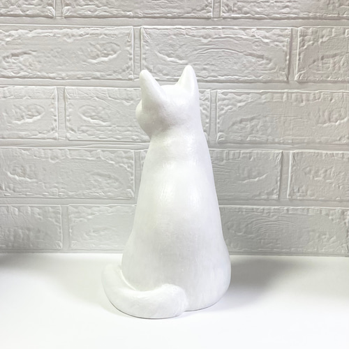 ブルーアイの白猫 招き猫 猫ハウス 通販 18136714｜Creema(クリーマ