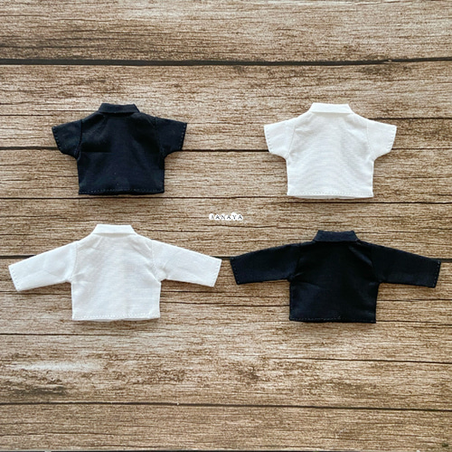 JANAYA オビツ11 ob11服 シャツ 黒色／白色 長袖/半袖 翌日発送 その他