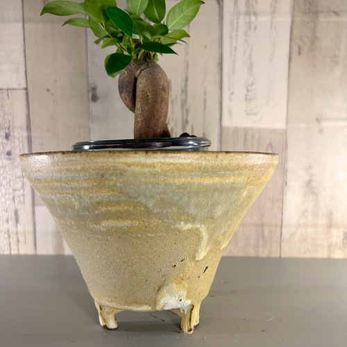陶器 植木鉢 flowerpot アガベETC 足つき 一輪挿し・花瓶・花器 陶器 植木鉢 flowerpot アガベETC 足つき 一輪挿し・花瓶・花器
