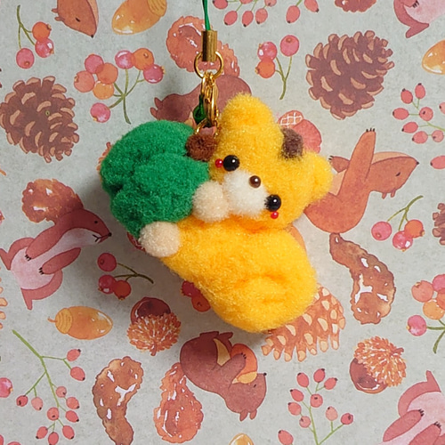 m*u様 riboさま　羊毛マスコット　アーティストベア　作家　りす　リス　ボン m*u様 riboさま 羊毛マスコット アーティストベア 作家 りす リス ボン