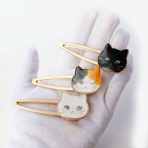 三毛猫のミケ様 レジン ヘアゴム 三毛猫のミケ様 レジン ヘアゴム