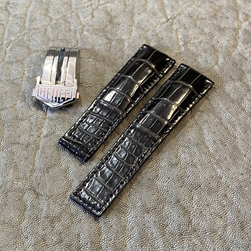 タグ・ホイヤーモナコ / MONACO用 時計ベルト クロコダイル 時計バンド