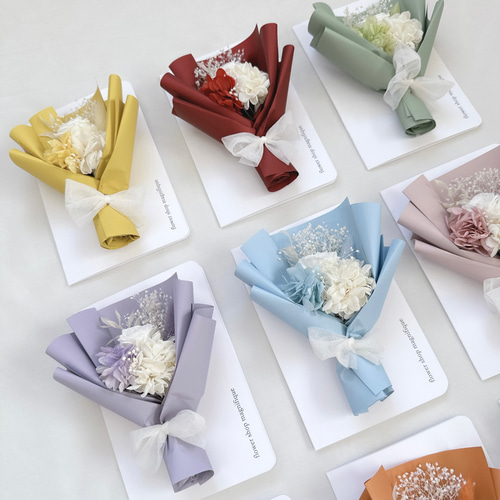 ♡日本初♡フラワーカード 花束 ブーケ ドライフラワー