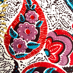 アフリカプリント生地 花植物柄 コットン WOODIN 9枚目の画像