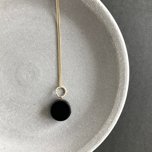 黒瑪瑙(ブラックオニキス)♚ペンダントトップ ペンダントトップ