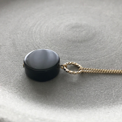 黒瑪瑙(ブラックオニキス)♚ペンダントトップ ペンダントトップ
