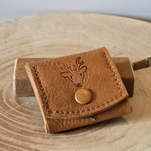 ☆シカ革のコインケース☆ ジビエレザー ※全国送料無料 小銭入れ