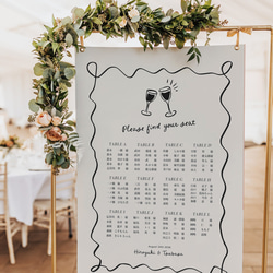 ボタニカルイニシャル セミオーダーウェルカムボード⑤