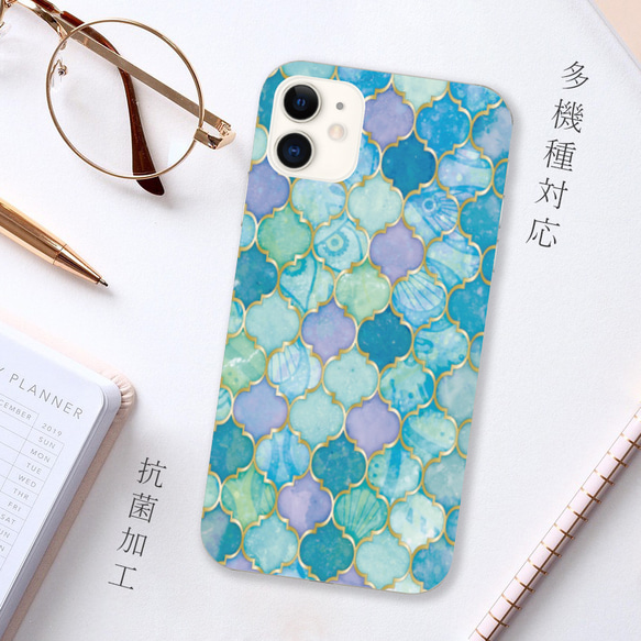 ◍限定セール✨抗菌 送料無料 モロッコ 北欧 スマホ ケース iphone 16 15 14 12 ハードケース カバー 1枚目の画像