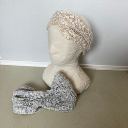 シェアスピリット レザー調ターバン ヘアーバンド シェアスピリット