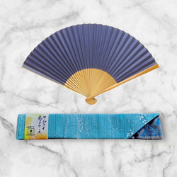 【純銀製】扇子 置物 秀雄作 本体正味100g／ケース付 美品！ 送料無料】 銀製 扇子 松竹梅 E 6.0号・51g ガラスケース付き / 光則