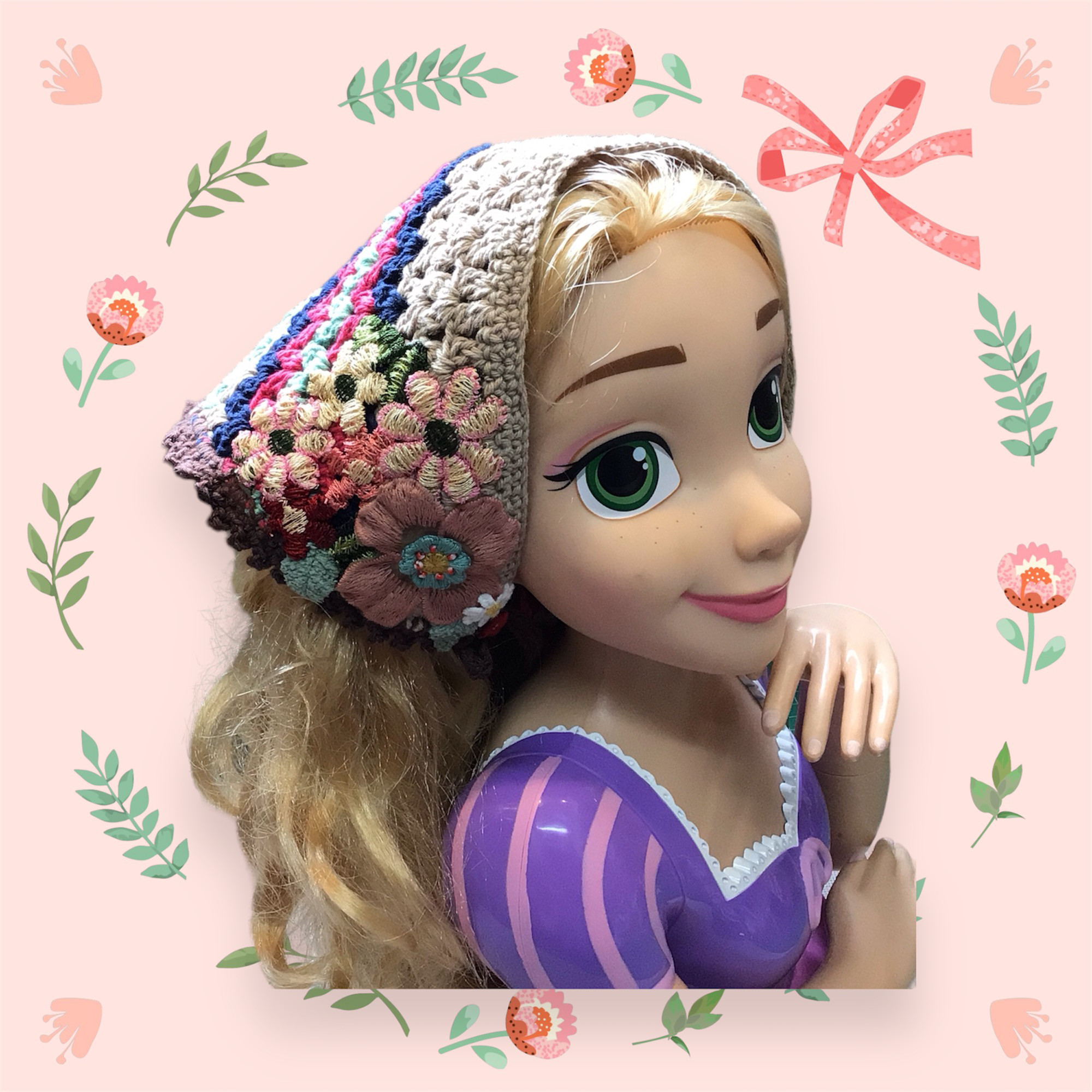 ハンドメイド ベビーバブーシュカ リバティ 優し 