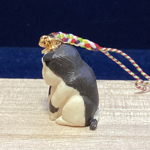 【みゆママ様】1087.天然石　ファントムクォーツ　和柄　じゃれ猫　レジン　根付 龍・根付 – 天然石の店 ふうちゃん