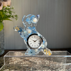 レジン製 ネコ置き時計 掛け時計・置き時計 kou 通販 18140207｜Creema