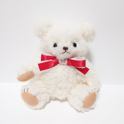 ラティニティモヘア アプリコット テディベア 19cm ぬいぐるみ