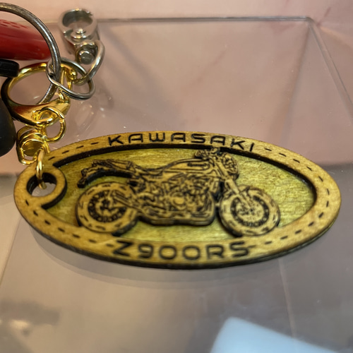 キーホルダー kawasaki Z900RS オリジナルナンバーkawasaki Z900RS