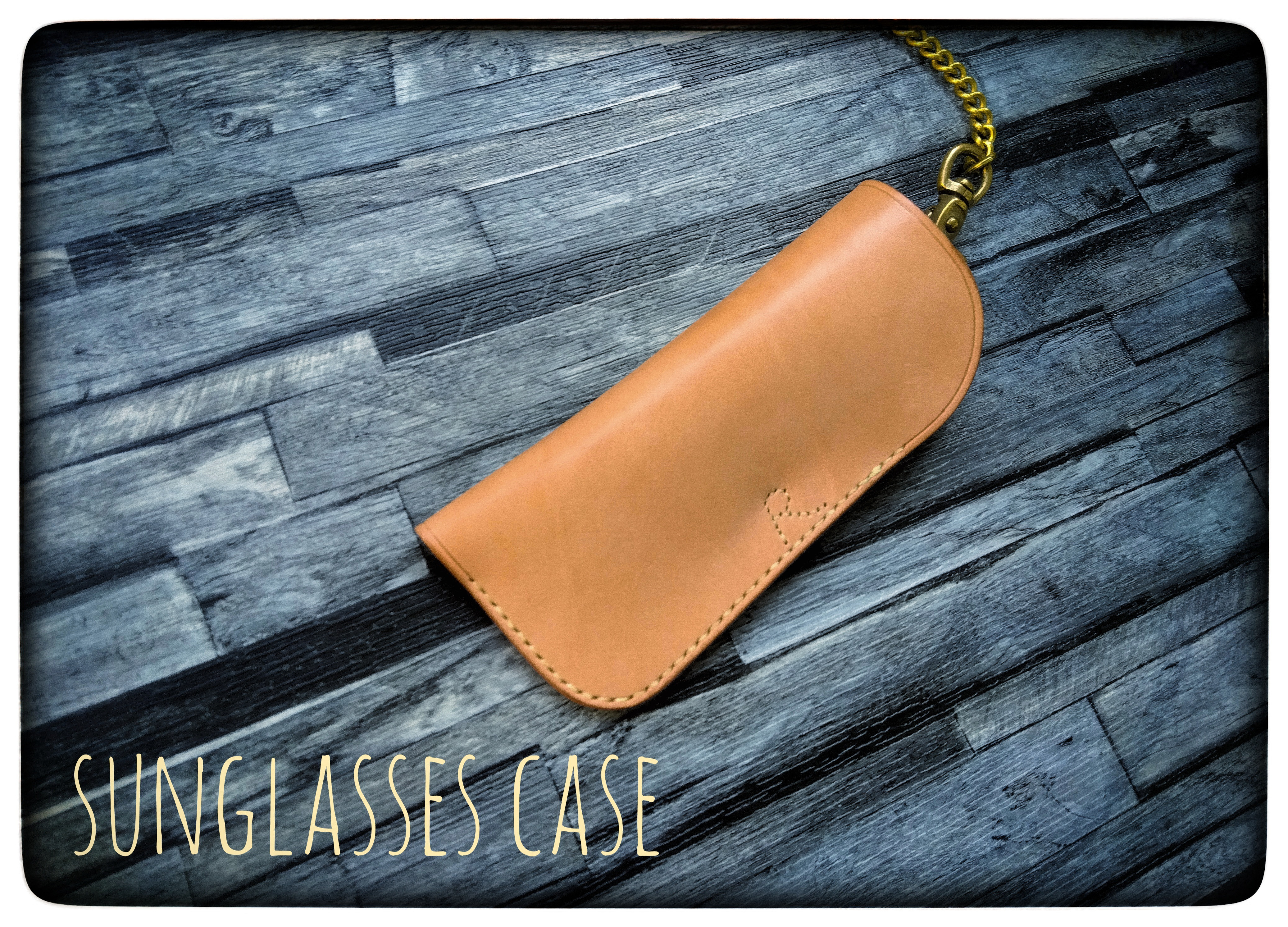 ◆　レザー　サングラスケース　◆長さ調整可能なストラップ付属可★☆ 5,760円