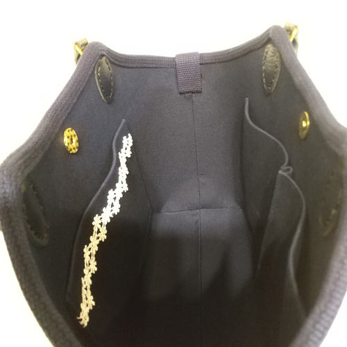 ミナペルホネン ポンピア 本革持ち手 ポワント+バッグ ハンドメイド