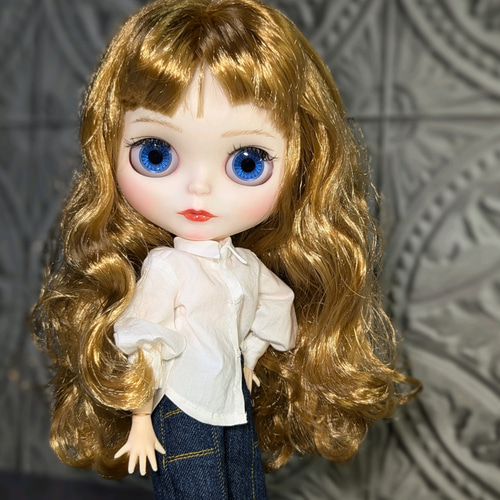 ✢Classic blouse✢ふわっと白シャツ ドロップショルダー
