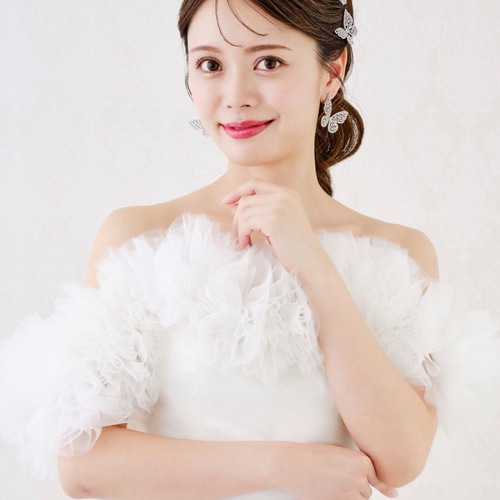 ゼクシィ掲載】MA233 蝶々アレンジピン ヘアピン ウェディング