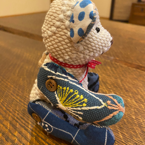 ミナペルホネン＊ハンドメイド＊ぬいぐるみ＊テディベア＊㊳