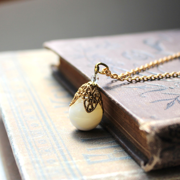 ミリアムハスケル アンティーク ヴィンテージ ネックレス