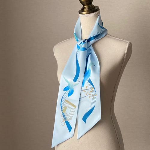 選べるスカーフ】日本製8号帆布 クラシックトートワイドハンドル