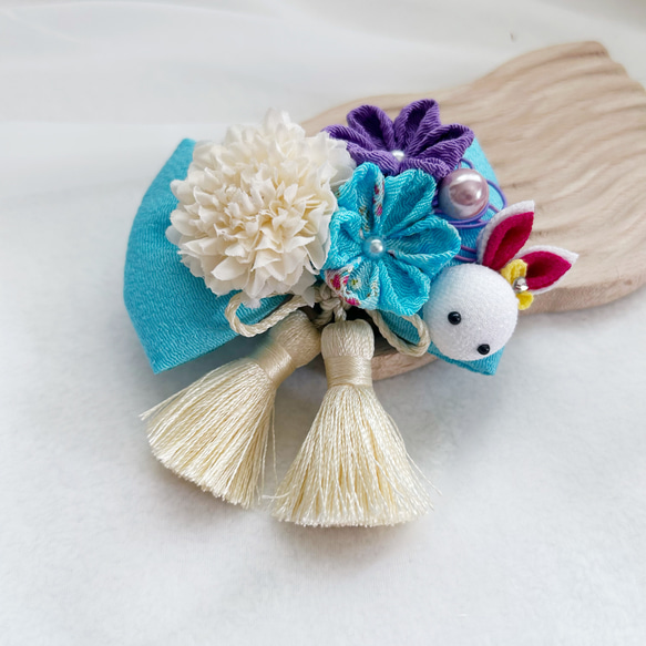 つまみ細工 髪飾り ヘアクリップ うさぎさん リボン Amazon.co.jp: 七五三髪飾り リボンクリップ ウサギさん つまみ