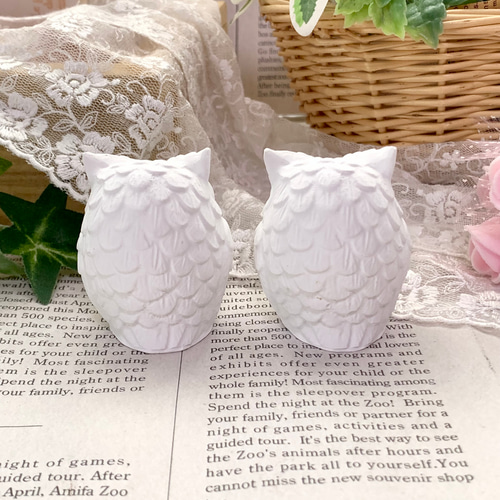 アロマストーンフクロウアレンジメント