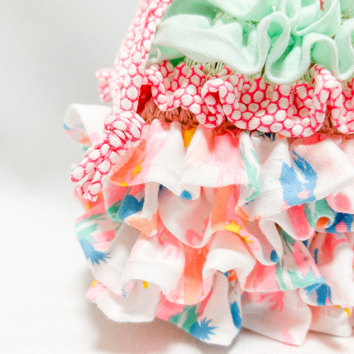 編み物キット【フリル巾着】01 キット MICOTO 通販 18142592