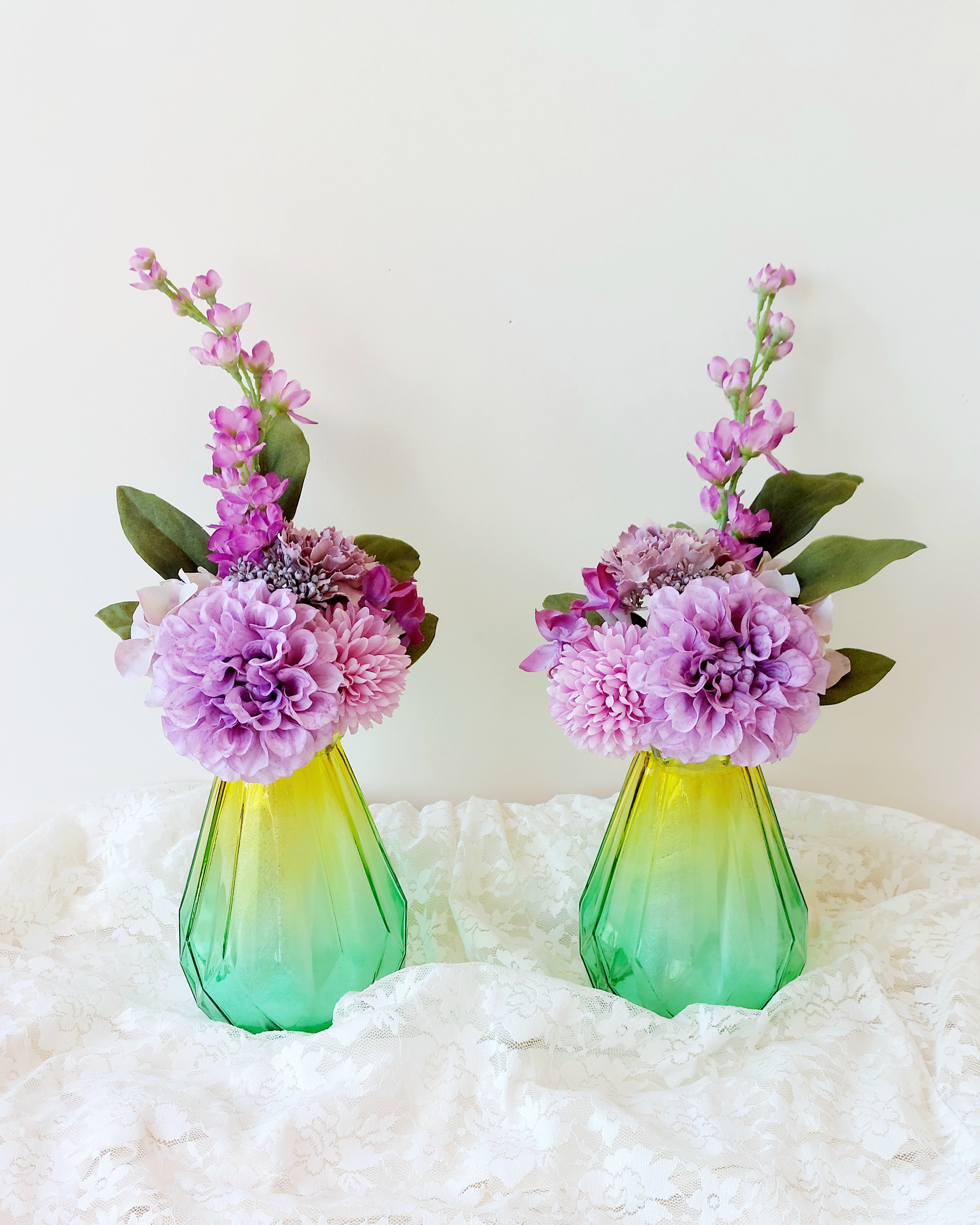 【光触媒】お供え花　（パープル）