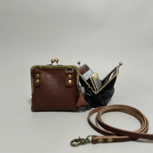 vintage オーロララメ がま口 ポシェット プレゼントを選ぼう！ オーロララメ vintage がま口 バッグ