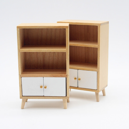 ミニチュア 木製 本棚 1点 ドールハウス 家具 人形の家 1:12