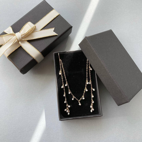 konayuki_コナユキ_ピアスとasatuyu_アサツユ_ネックレスセット  