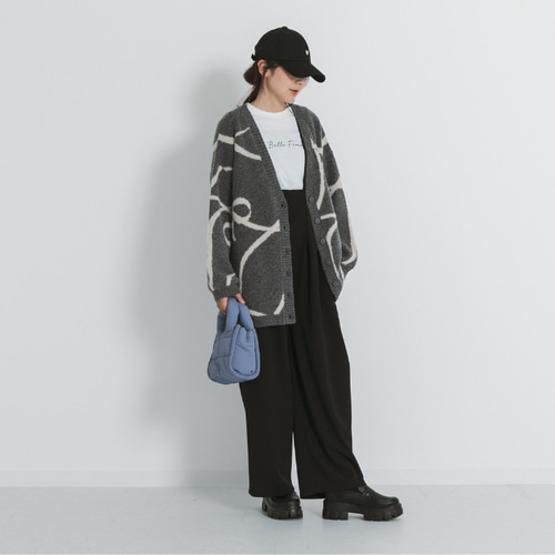 HYSFORM ニットカーディガン へアリーカラーニットカーディガン＜大きいサイズ有＞GEVS. 通販