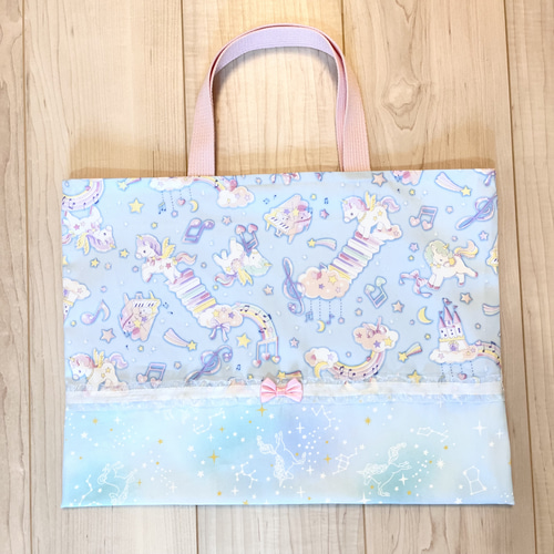 入園入学グッズ　ユニコーン✖️パープル　パステルカラー　5点セット 入園入学グッズ ユニコーン✖️パープル パステルカラー 5点