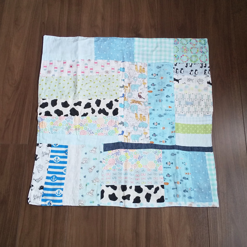 ☆ハンドメイド パッチワークガーゼキルトケット☆ たけちゃん様