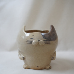 専用　作家さま　ilo 猫型陶器 花瓶　チャ猫 専用 作家さま ilo 猫型陶器 花瓶 チャ猫 専用 作家さま ilo 猫型