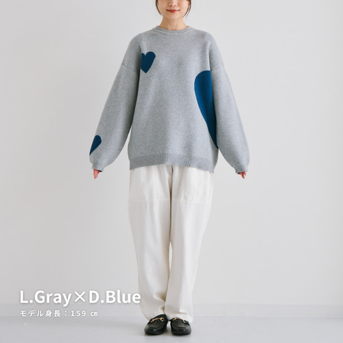 SALE】トレーナー感覚できるお洒落ニット もちっと柔らか触感 厚手