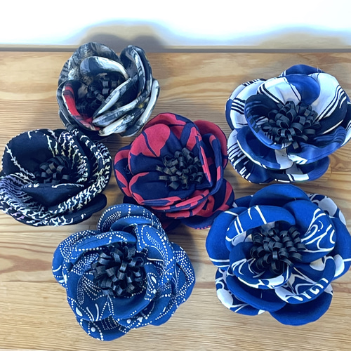 オードリー様 浴衣リメイク＆フラワーブローチ 【公式通販】