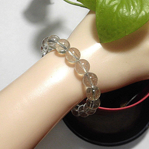 ⭐︎【天然】タイチンルチルクオーツ ブレスレット 14.3mm