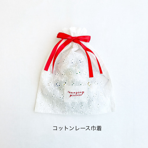 ハート刺繍のフラワーバッグ(黒×白) ハンドバッグ amazing
