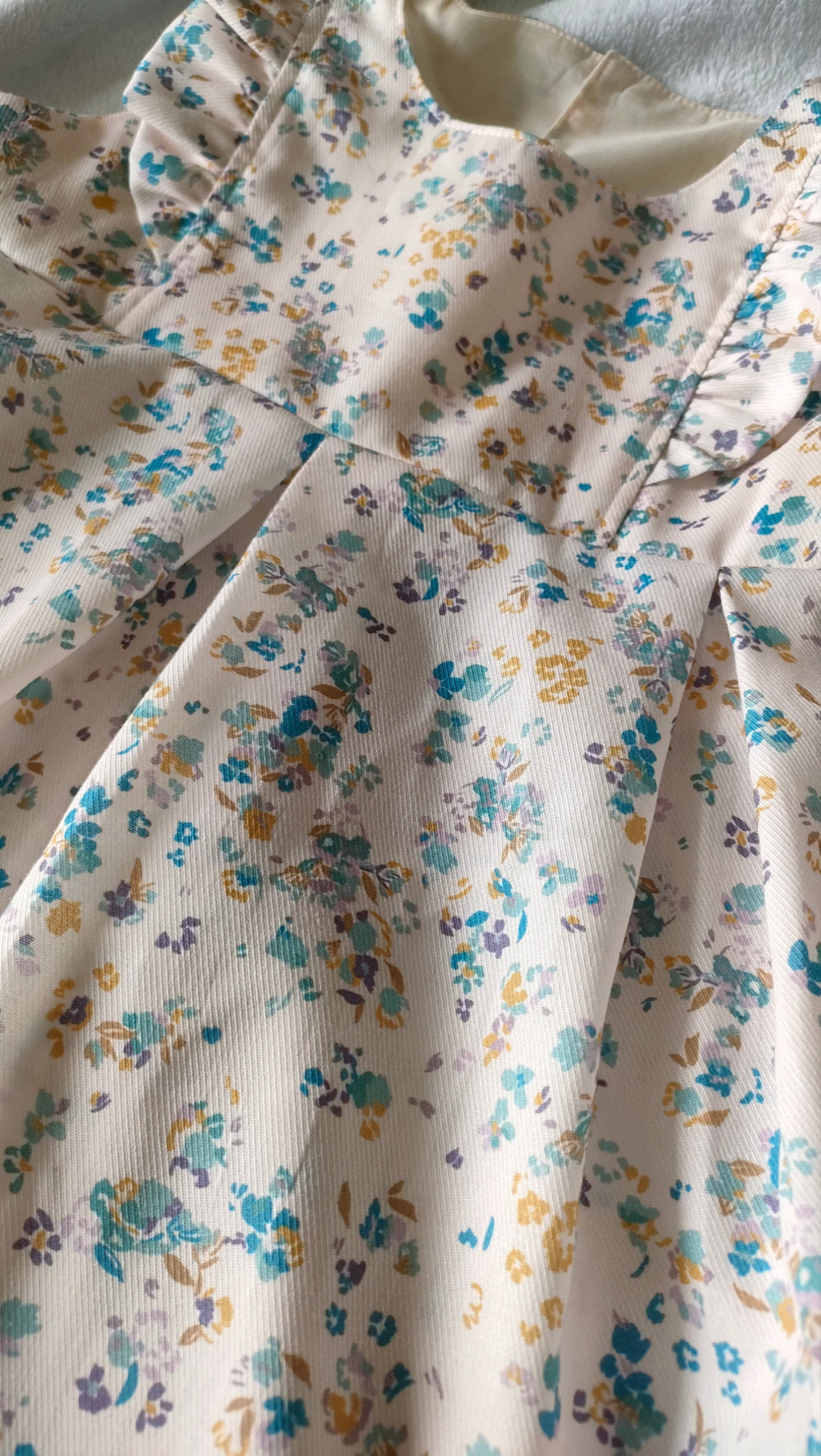 1名様限定SALE価格【フランス生地】ノースリーブワンピース