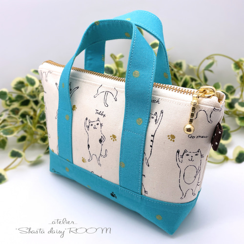 さくら様　トートバッグ　ポーチ　巾着ぷりん　ファスナーポーチ メゾン ド フルール“桜の花びら”刺繍トートバッグ、チュール生地
