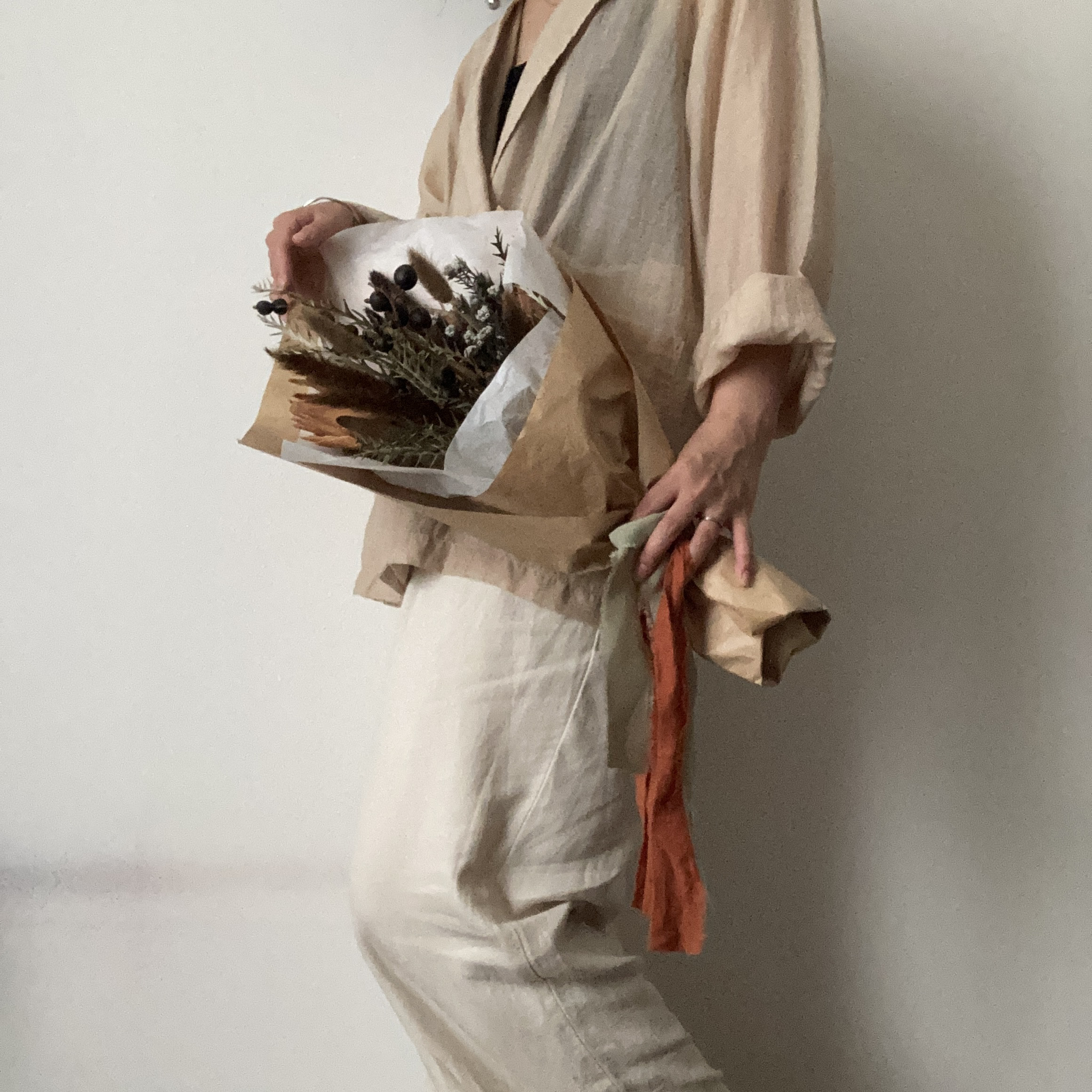 【受注制作】ドライフラワー　スワッグ　花束　ブーケ　ウエディング　ギフト　プレゼントにオススメ