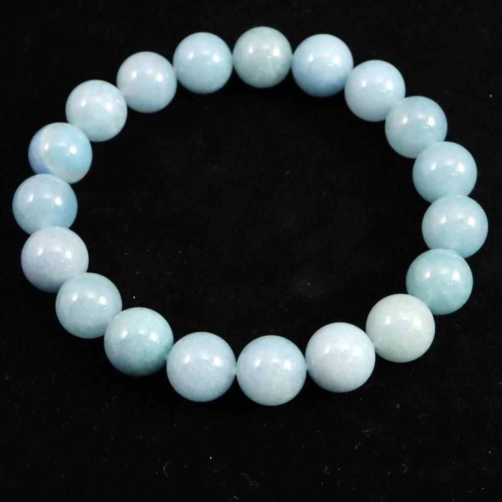 スコルザライト　トロレアイト　トロール石　10mmブレスレット 29.1g #94469 14,910円